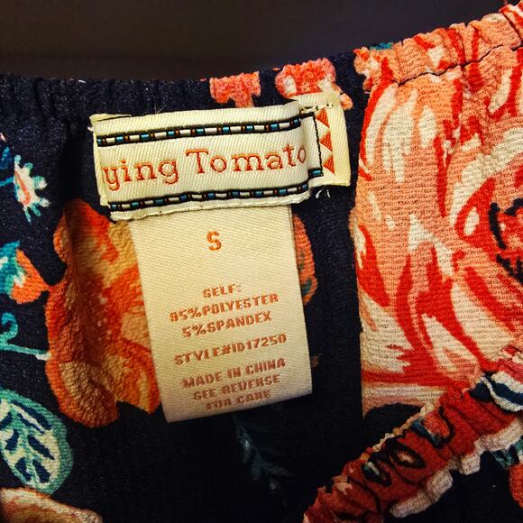 Flying Tomato rose floral off shoulder dress floral romance - Picture 7 of 7